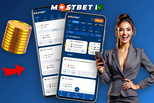 Mostbet casino app showing live blackjack table with chips on mobile screen