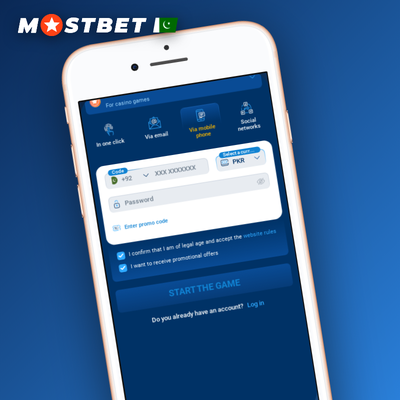 Mostbet registration by email with a secure verification link and padlock icon