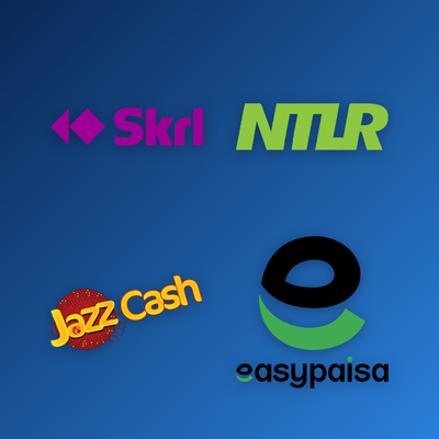 Mostbet payment methods tile showing mobile wallet options JazzCash and Easypaisa
